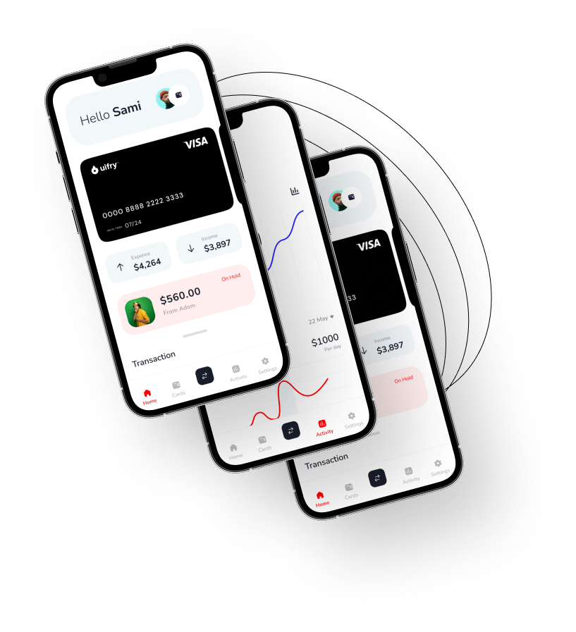 A collection of images of what the app looks like